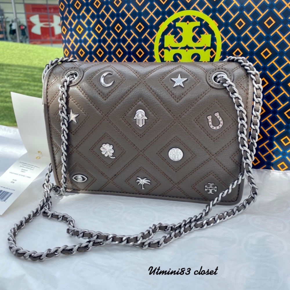 🆕💎💎Tory Burch Fleming charm small convertible shoulder bag/crossbody bag - Picture 2 of 12